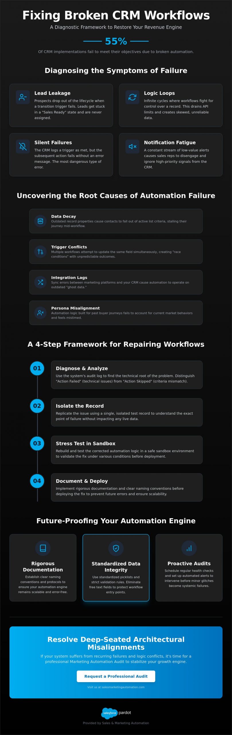 How to Fix Broken CRM Workflows: A Strategic Recovery Framework