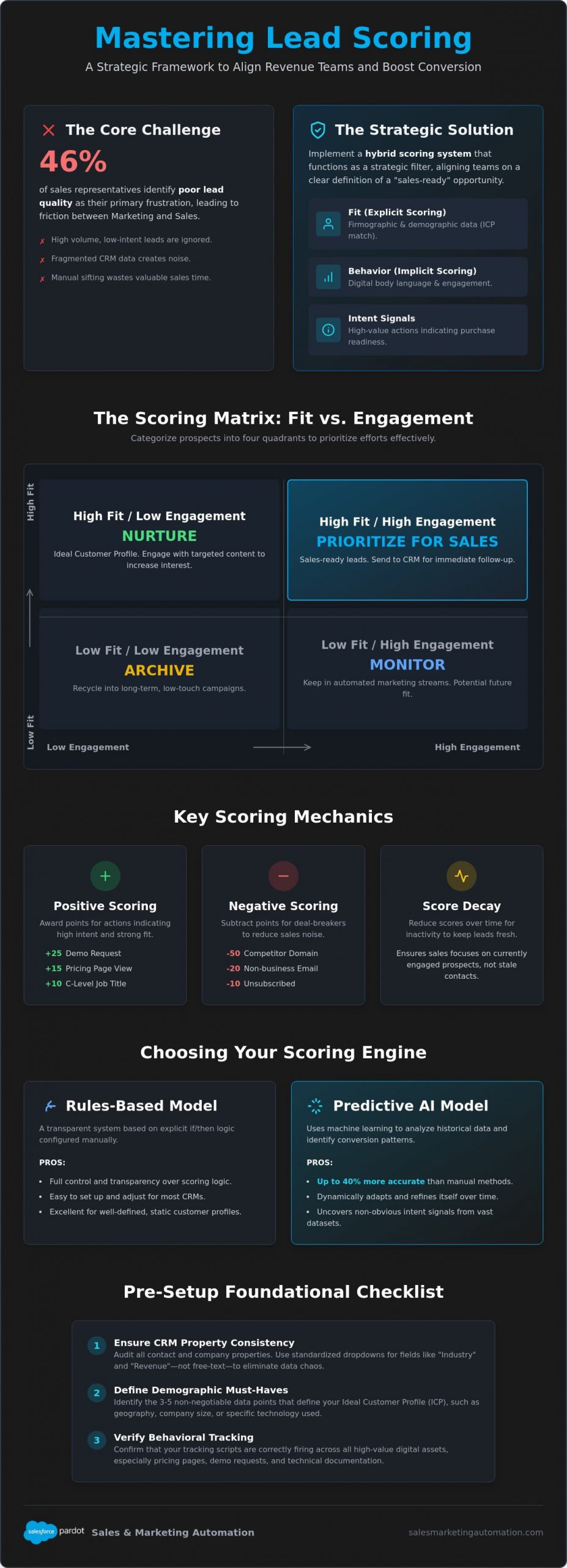 Lead Scoring Model Setup: A Strategic Architect’s Guide to B2B Revenue Alignment